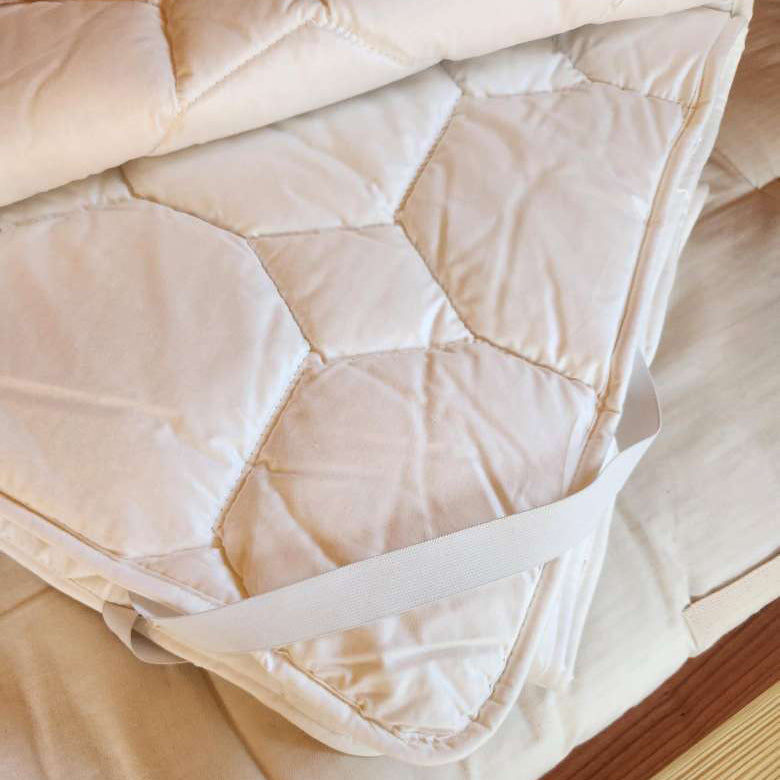 TEAM7 羊毛ベッドパッド (100幅 ) ゴムバンドタイプ