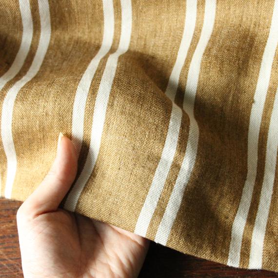 クライン枕カバー 【麻】カナルストライプ