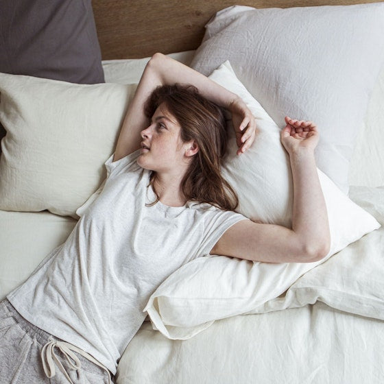 エルゴ枕カバー 【麻】 マディソンホワイトサンド