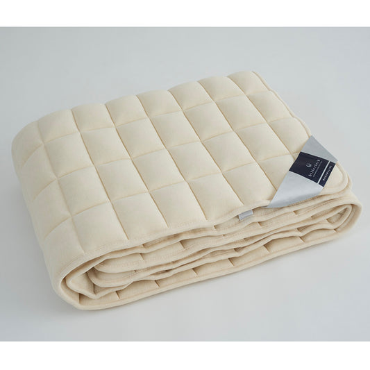 ビラベック 羊毛ベッドパッド ゴムバンドタイプ