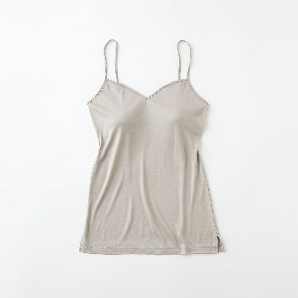 カップ入りVキャミソール Ⅲ（アジャスター付き)